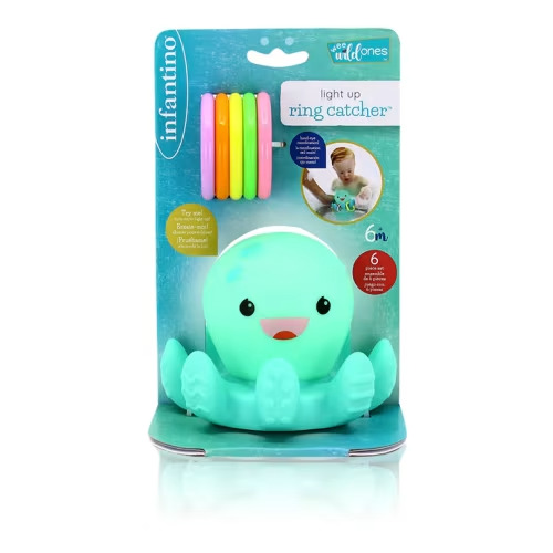Infantino Ring Catcher Light Up Bath Toy