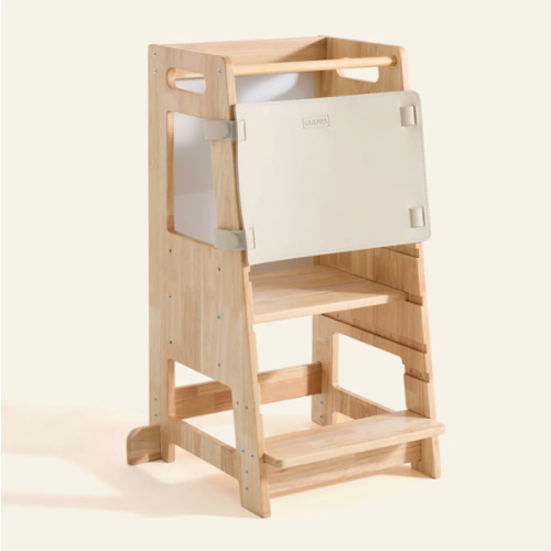 HARPPA Nordo | Safe & Stable Montessori Toddler Kitchen Wooden Tower - Perfect for Cooking & Learning, Counter Helper, Kitchen Tower, Gift for 2 Year Old