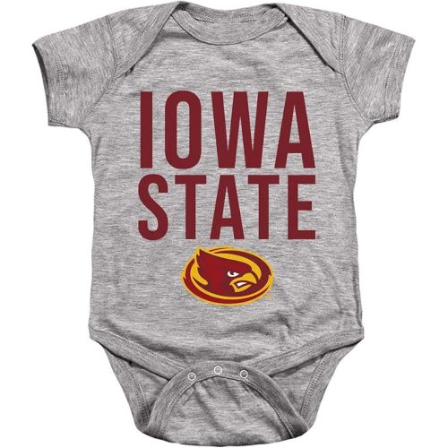 Iowa State University Official Stacked Unisex Infant Snap Suit for Baby