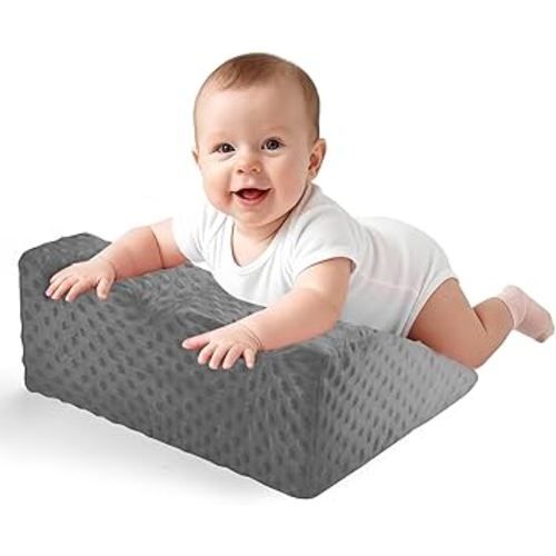 Nursing Reflux Prop for Infant,Baby Colic & Gas Relief,Memory Foam Nursery Support for Newborns Washable Removable Cover,Baby Tummy Time Prop for Neck and Shoulder Strength Growth