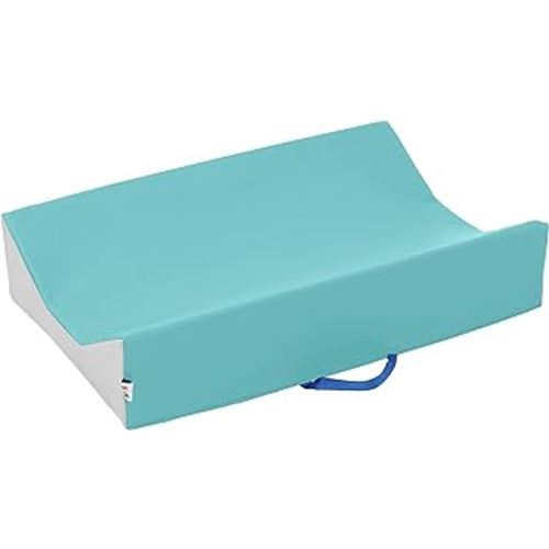ECR4Kids SoftZone Baby Changing Pad, Contoured, Seafoam/Light Grey
