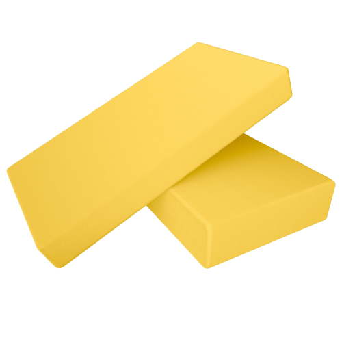 Ntbay 2 Pack 100% Brushed Microfiber Fitted Crib Sheets, Ultra Cozy and Soft Crib Sheet for Standard Crib and Toddler Mattresses, Boys, Girls, Unisex, 28" x 52", Yellow