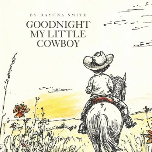 Goodnight, My Little Cowboy: Paperback Black and White Edition