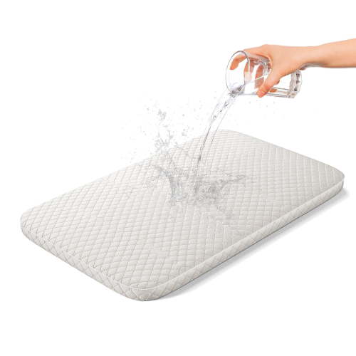 Wonderliving Baby Bassinet Cradle Mattress 20"x35"x2" Waterproof Foam