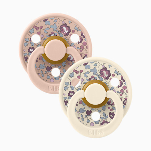 BIBS BIBS x LIBERTY Colour Natural Rubber Pacificier (2-pack) - Blush, Size 1