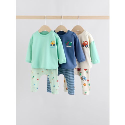Bright Farm Tops and Leggings 6 Piece Baby Set (0mths-3yrs)