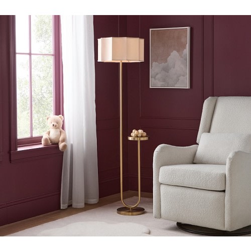 Sunny Linen Floor Lamp (60")