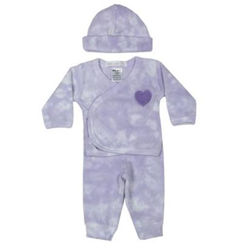 Newborn Lilac Heart Tie Dye Take Home Set