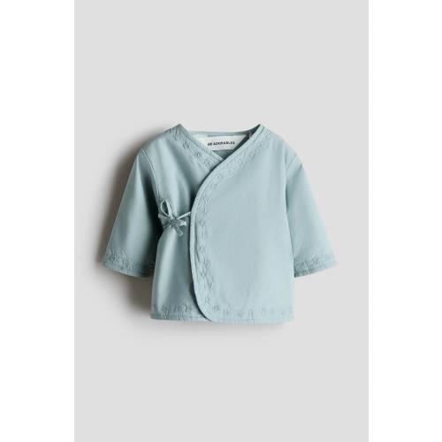 EMBROIDERED-DETAIL COTTON JACKET
