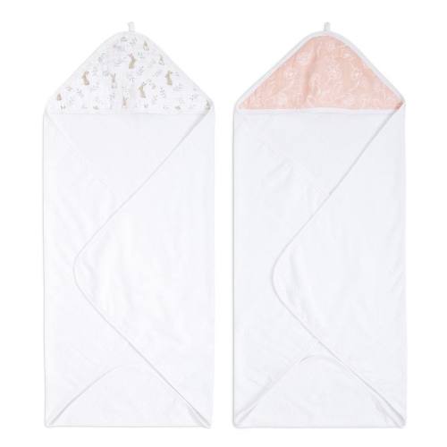 aden + anais essentials 2-pk Cotton Hooded Towels