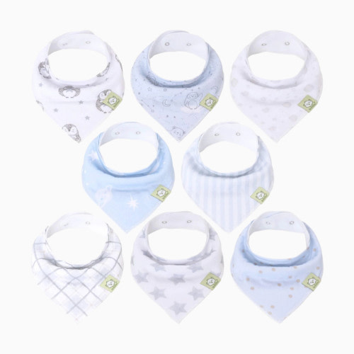 Organic Bandana Bibs (8 Pack) - Constellation