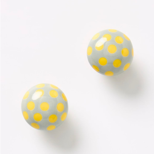 Rumi Stoneware Knobs, Set of 2