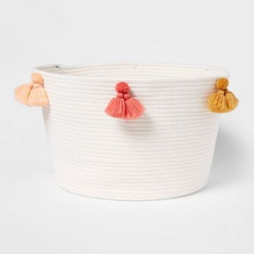 Kids' Coiled Rope with Tassels - Pillowfort™, Size: Large