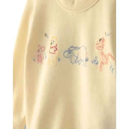 Baby Disney© Winnie the Pooh Embroidered French Terry Pullover Sweatshirt - Yellow - OshKosh B'gosh | Carter's