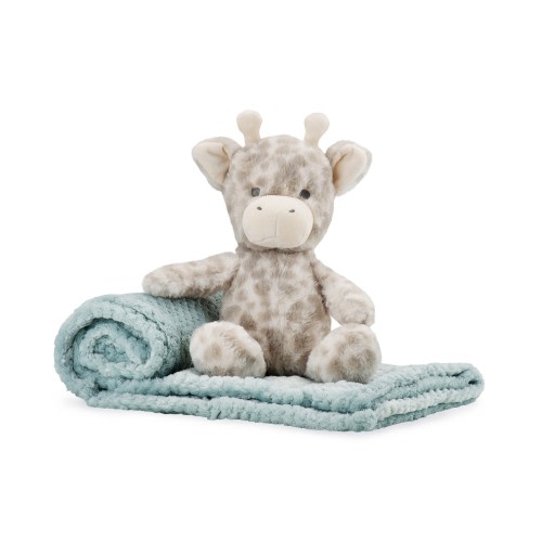 The Little Linen Co. Plush Toy & Blanket Savanna Giraffe