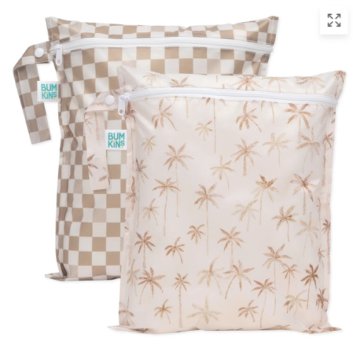 Wet Bag 2 Pack: Palm Check – Bumkins