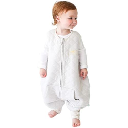 Tealbee Dreamsuit Toddler Sleep Sack with Feet – Walker Sleep Bag with Legs, Rayon made from Bamboo, All Season 1.2 TOG, 2-Way Zipper, 12m-2T - Sunshine