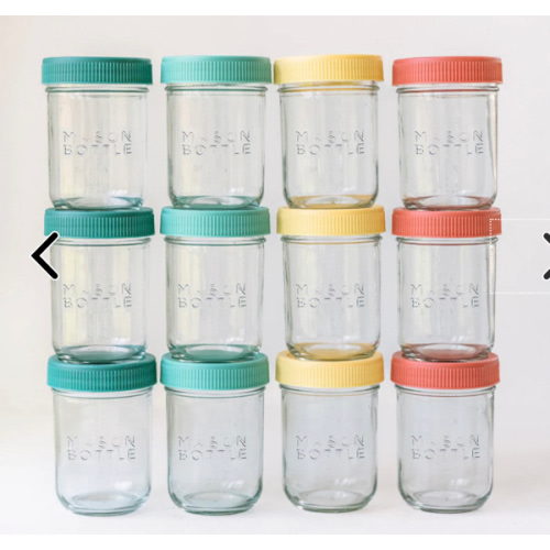 Breastmilk Storage Jar Set – Mason Bottle