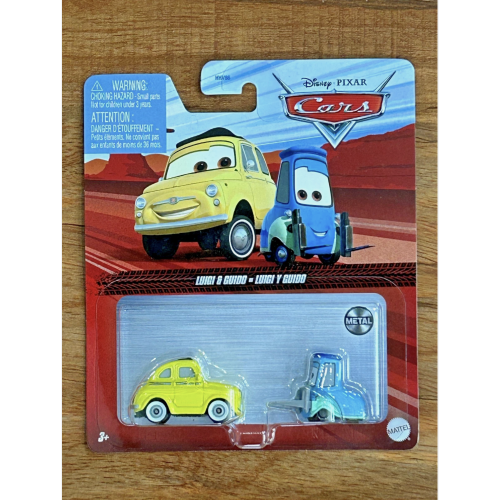 Disney Pixar Cars 1:55 Diecast - Luigi + Guido