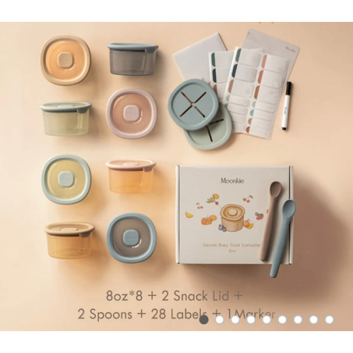 Silicone Baby Food Containers