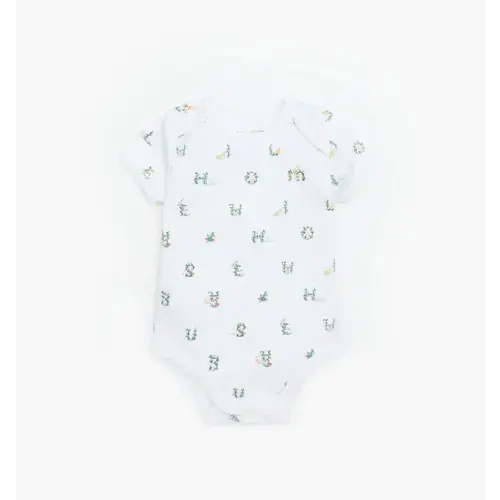 The Short Sleeve Onesie - Alphabet