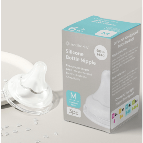 GentleFlow+ Bottle Nipple with Gradual Slope for Breastfed and Combo Fed Babies
