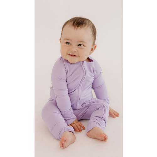Infant Romper in Lilac - 0-3