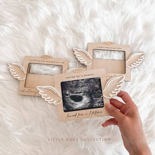 Angel Baby ultrasound picture frame | Pregnancy Loss Keepsake