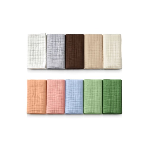 Muslin Burp Cloths 10 Pack