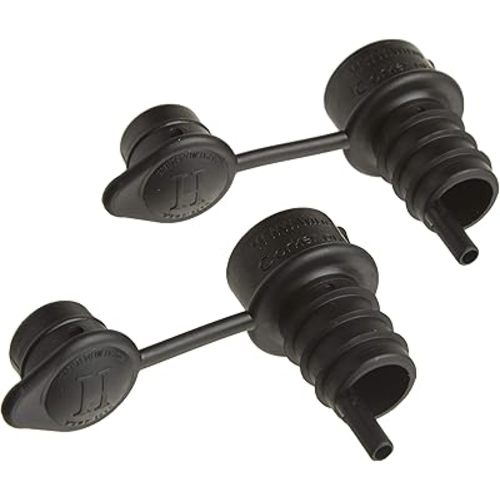 Haley's Corker 5-in-1 Wine Aerator, Stopper, Pourer, Filter and Re-Corker, 2 Pack