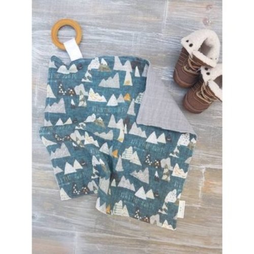 Twinkle Little Starfish Organic Teething Lovey - Adventure Awaits | The Baby Cubby