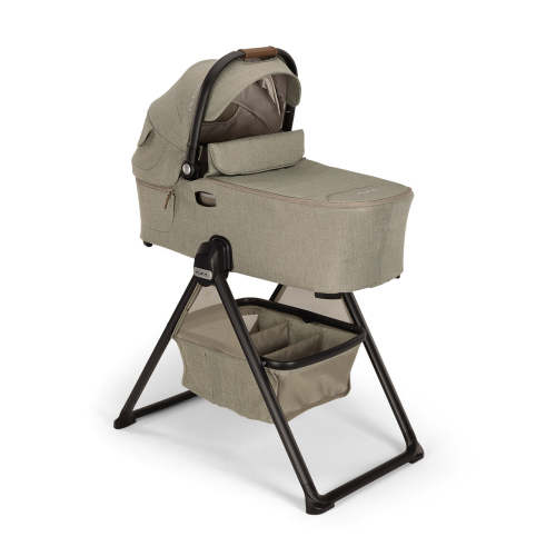 Nuna DEMI next bassinet + Stand in Hazelwod