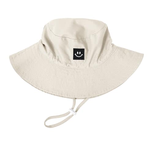 Baby Toddler Sun Hat,Kids Summer UPF 50+ Foldable Beach Bucket Hat for Boys Girls Children