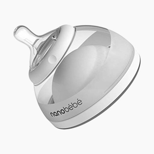 Nanobebe Breastmilk Baby Bottle - Grey, 5 oz, 1