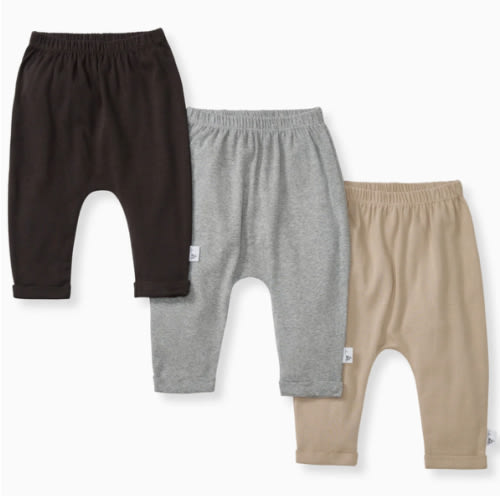 Solid Organic Cotton Baby Pants 3 Pack - Ash – Burt's Bees Baby