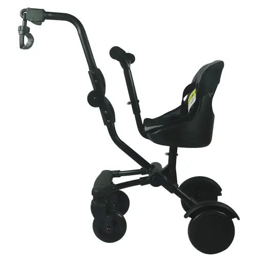 Englacha Uptown Rider – Child Rides Alongside Stroller Attachment with Comfy Padded Saddle Seat – Universal Fit for Most Strollers – Quick and Easy to Use – Designed for Safety