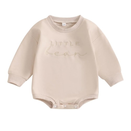Little Bean Bubble Onesie - Natural