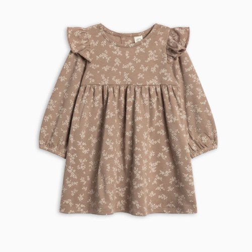 Mika Armhole Ruffle Long Sleeve Dress