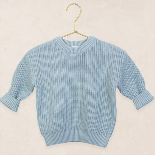 Knit Chunky Sweater - Steele