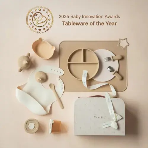 First Bites Gift Set (Croissant/Ivory)