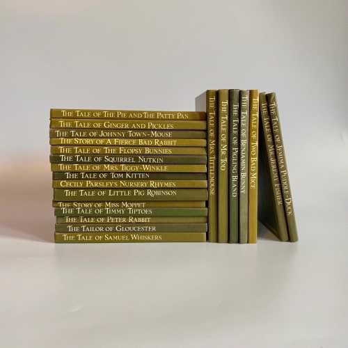 Beatrix Potter 23 Book Set: 1980s Green Books