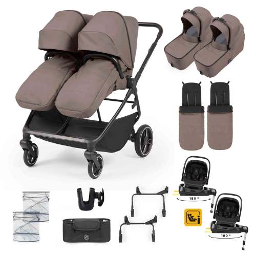 Altair Twin 17 Piece Travel System with i-Size Nimbus 180° Spin Car Se – Ickle Bubba