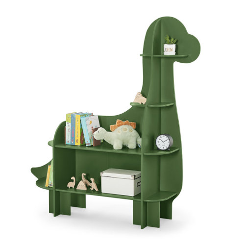 Delta Children Dinosaur Bookcase - Greenguard Gold Certified, Fern Green & Reviews | Wayfair