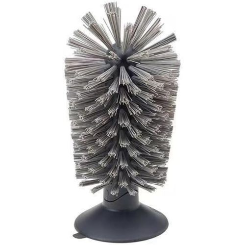Bottle Cleaning Brush with Suction Cup, Grey | Amazon