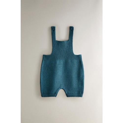 KNIT BABY DUNGAREES - Blue | ZARA United States