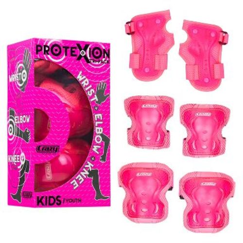 Crazy Skates Pink Protective Gear Set For Kids