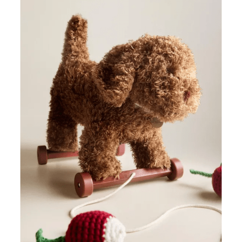 Plush Lab with Wheels