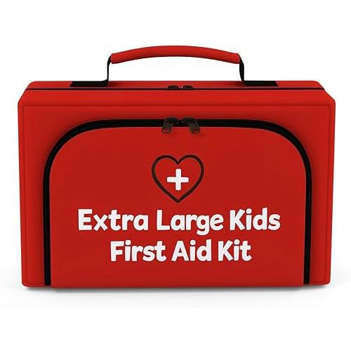 Family First Aid & CPR Kit - Emergency Medical Kit for The Entire Family, Child, Kids, and Youth. Perfect for Camping, Travel, Car, Hiking, Sports, Outdoor, and Home - First Aid Guide Life Safety Pro