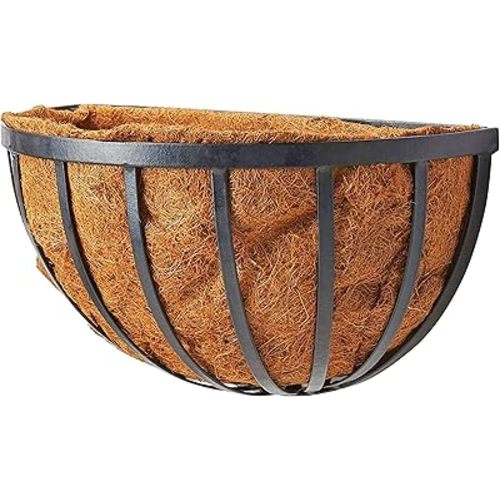 Arcadia Garden Products 1528 Solstice Series Wall Manger Planter, 20 inches, 20"