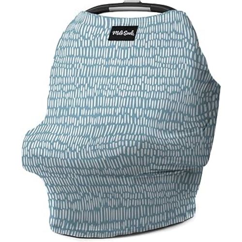 Milk Snob Original 5-in-1 Cover - Nursing Cover for Breastfeeding - Baby Carseat Canopy & Stroller - Essential All-in-One Design - Gift for Mom, Baby (Beck)